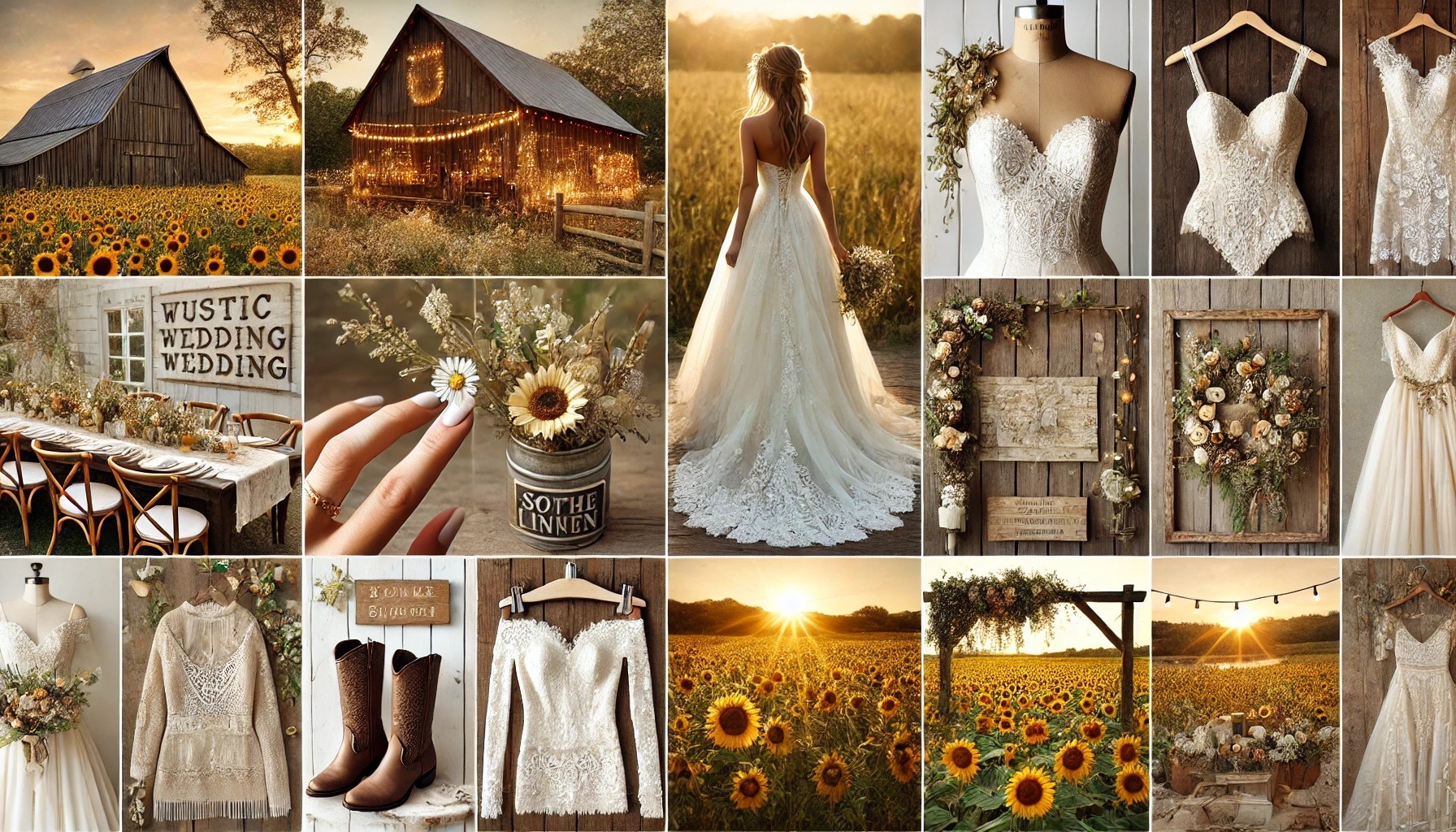 Rustic Wedding Collection at Spotlight Bridal